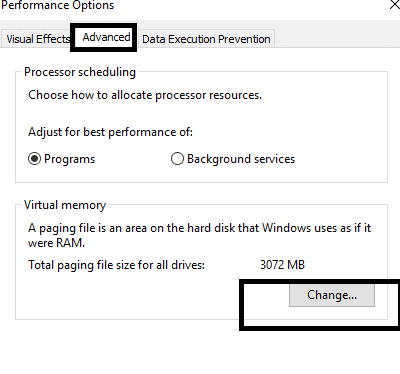 单击更改按钮 |修复任务栏搜索在 Windows 10 中不起作用