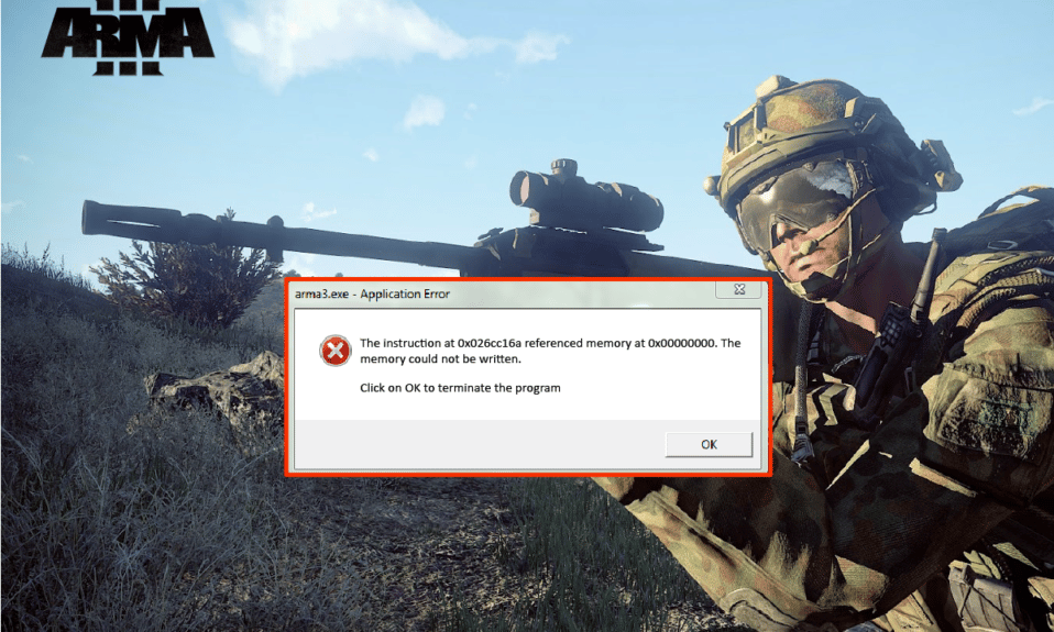 Remediați eroarea de memorie de referință Arma 3 în Windows 10