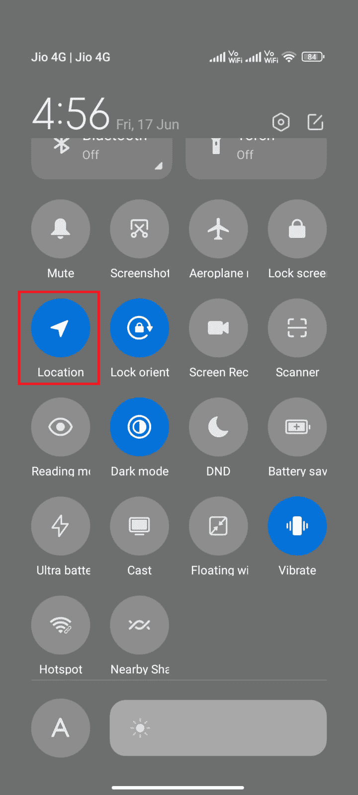 ここで、場所がオンになっていることを確認します。 | AndroidのGooglePlayエラーコード495を修正