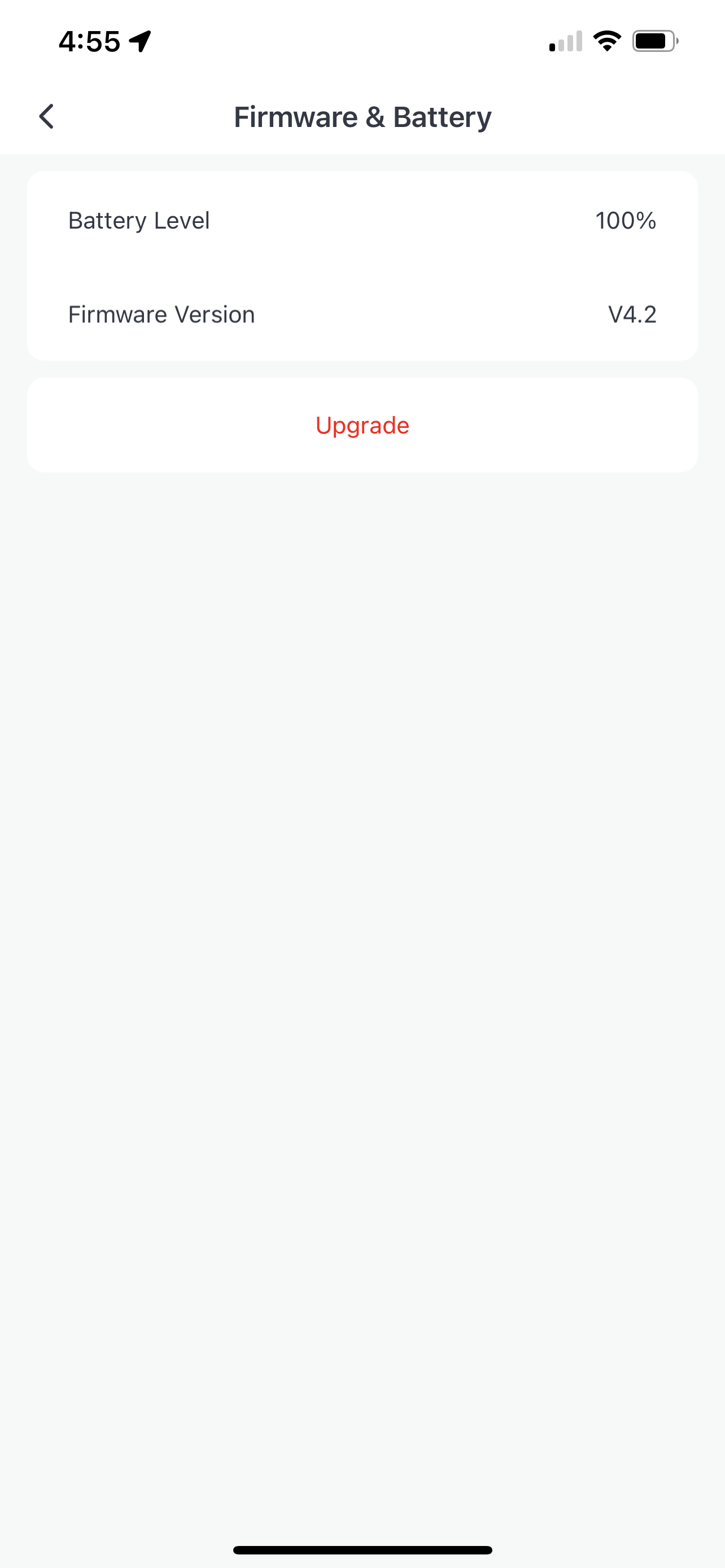 Imaginea aplicației SwitchBot.