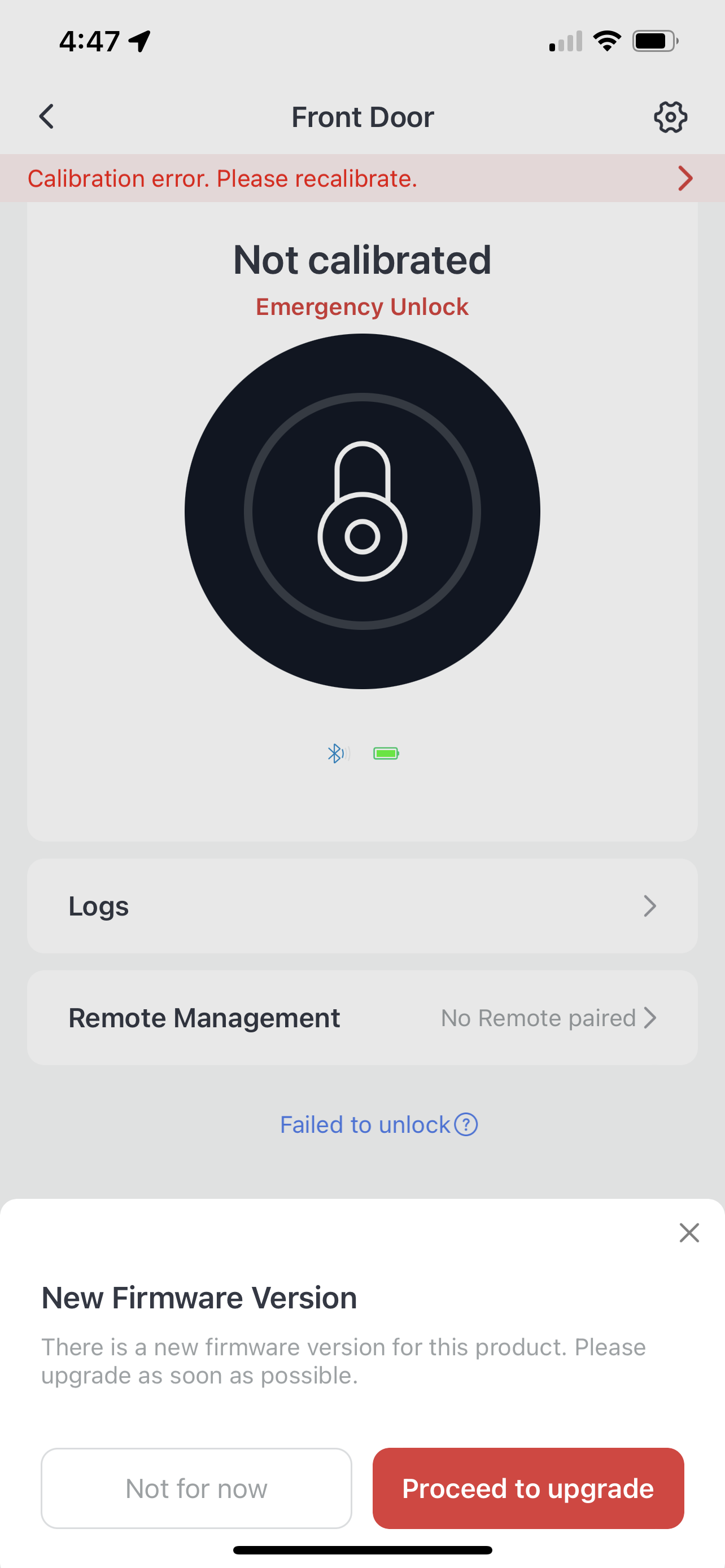 Imaginea aplicației SwitchBot.