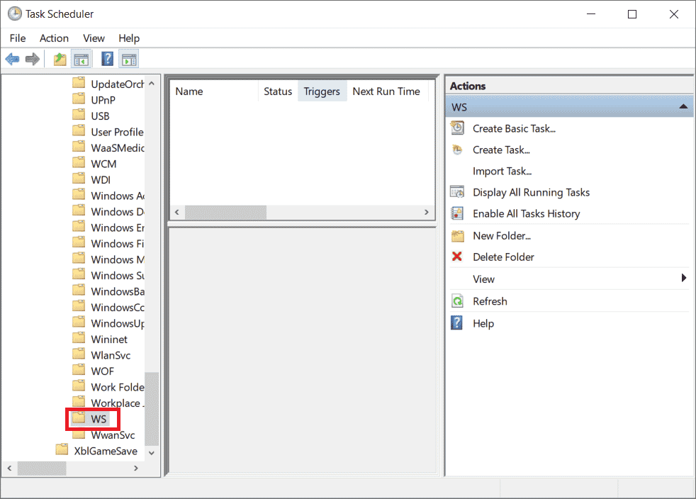 Nonaktifkan WSRefreshBannedAppsListTask
