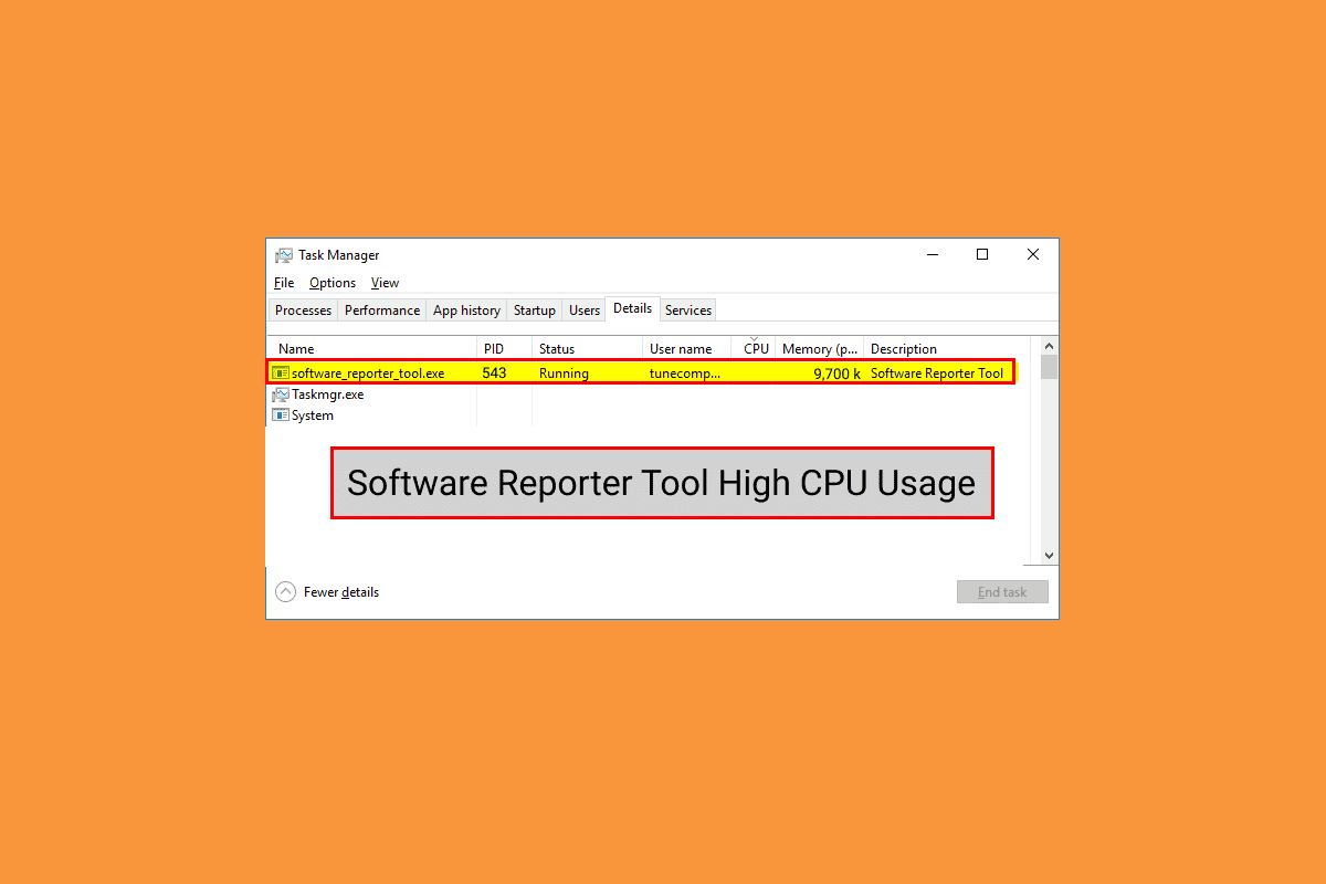Perbaiki Alat Reporter Perangkat Lunak Penggunaan CPU Tinggi di Windows 10