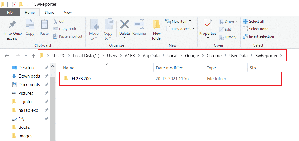 Klik dua kali pada folder Versi Google Chrome untuk membukanya