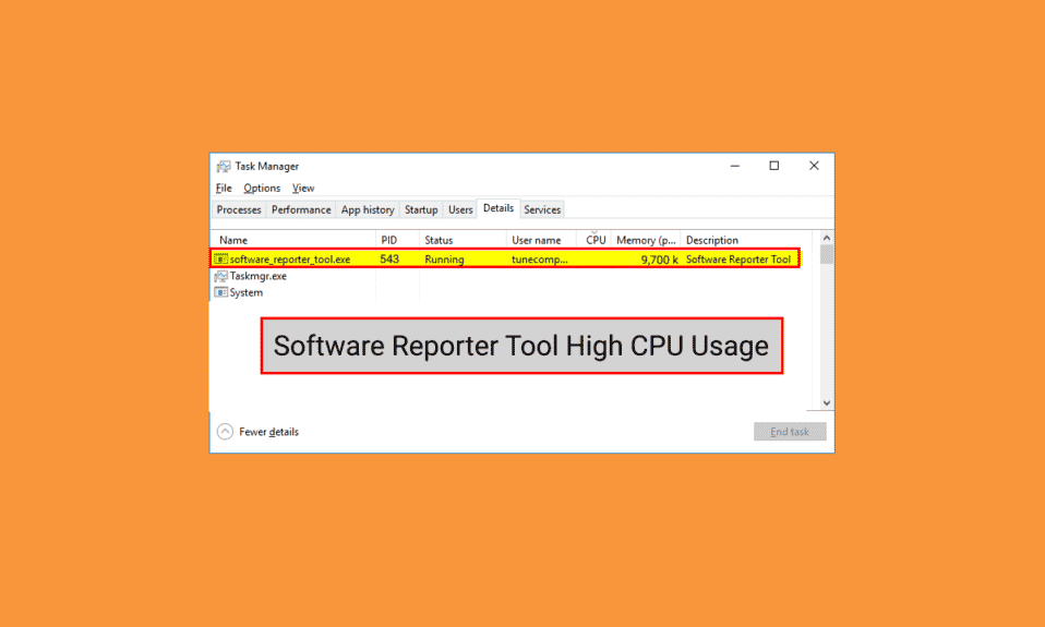 Perbaiki Alat Reporter Perangkat Lunak Penggunaan CPU Tinggi di Windows 10