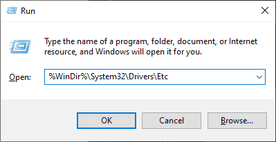 Sekarang, tekan tombol Windows dan R untuk membuka kotak dialog Run. Kemudian, rekatkan perintah berikut.