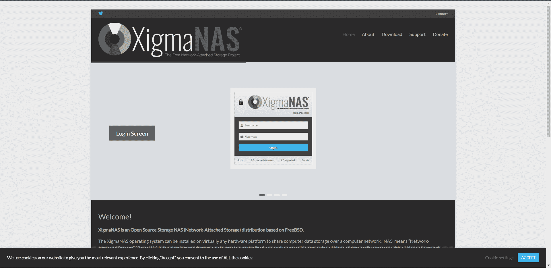XingmaNAS公式ウェブサイト