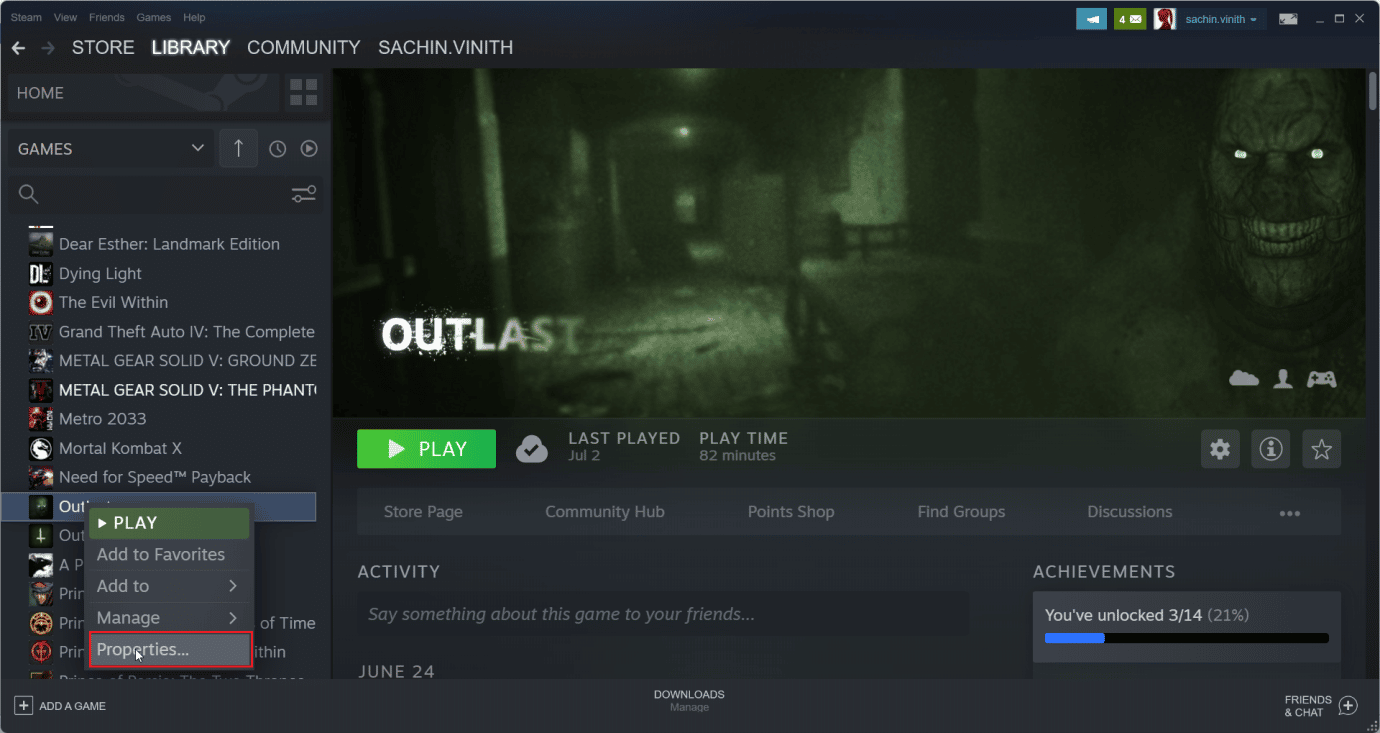 klik kanan game dan klik properti. Cara Membuat Steam Hapus Simpanan Cloud