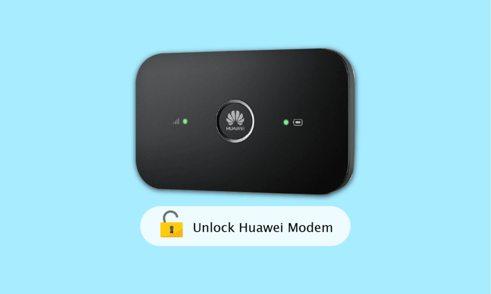 Huaweiモデムのロックを解除する方法