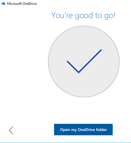 单击打开我的 OneDrive 文件夹 |如何使用 OneDrive:Microsoft OneDrive 入门