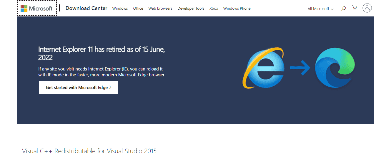Descărcați Visual C plus plus Redistributable pentru Visual Studio