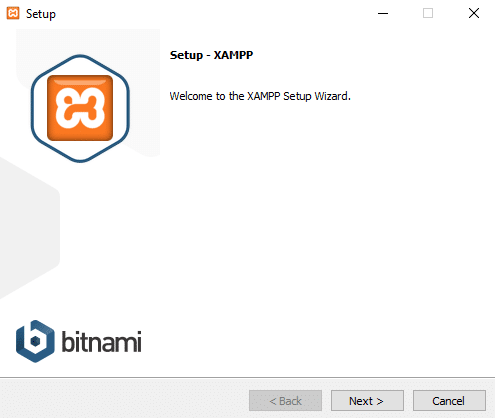 次のボタンをクリック| Windows10にXAMPPをインストールして構成する