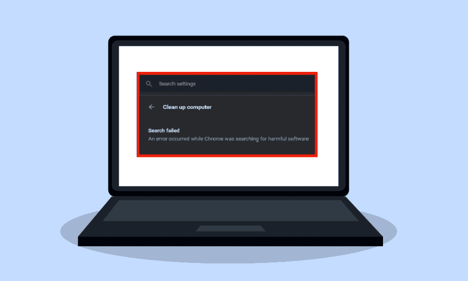 Napraw błędy Chrome podczas wyszukiwania szkodliwego oprogramowania