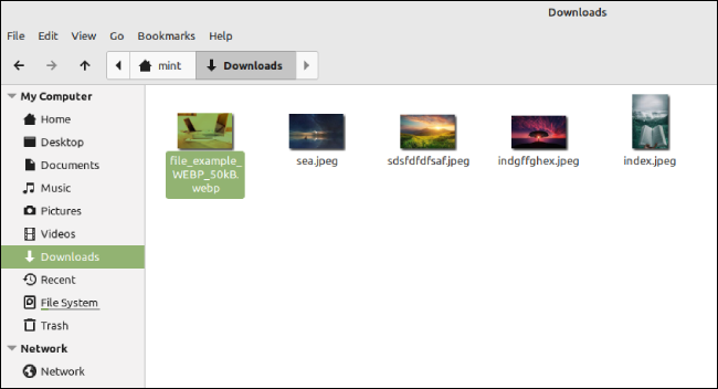 Linux Mint Vanessa - Miniaturi XApp