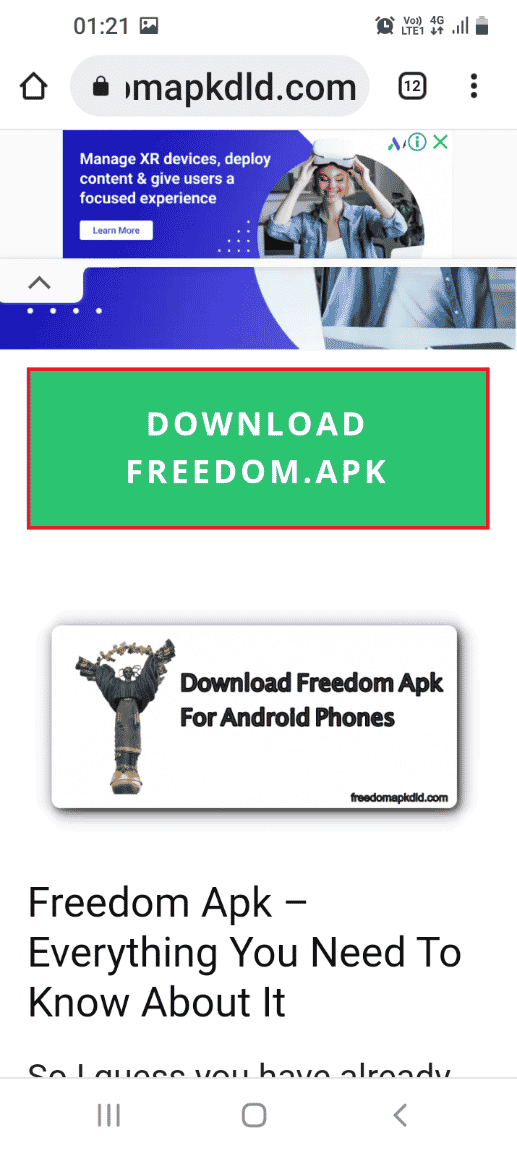Otwórz oficjalną stronę pakietu Freedom APK i dotknij przycisku POBIERZ FREEDOM.APK. Jak zhakować dowolną grę na Androida