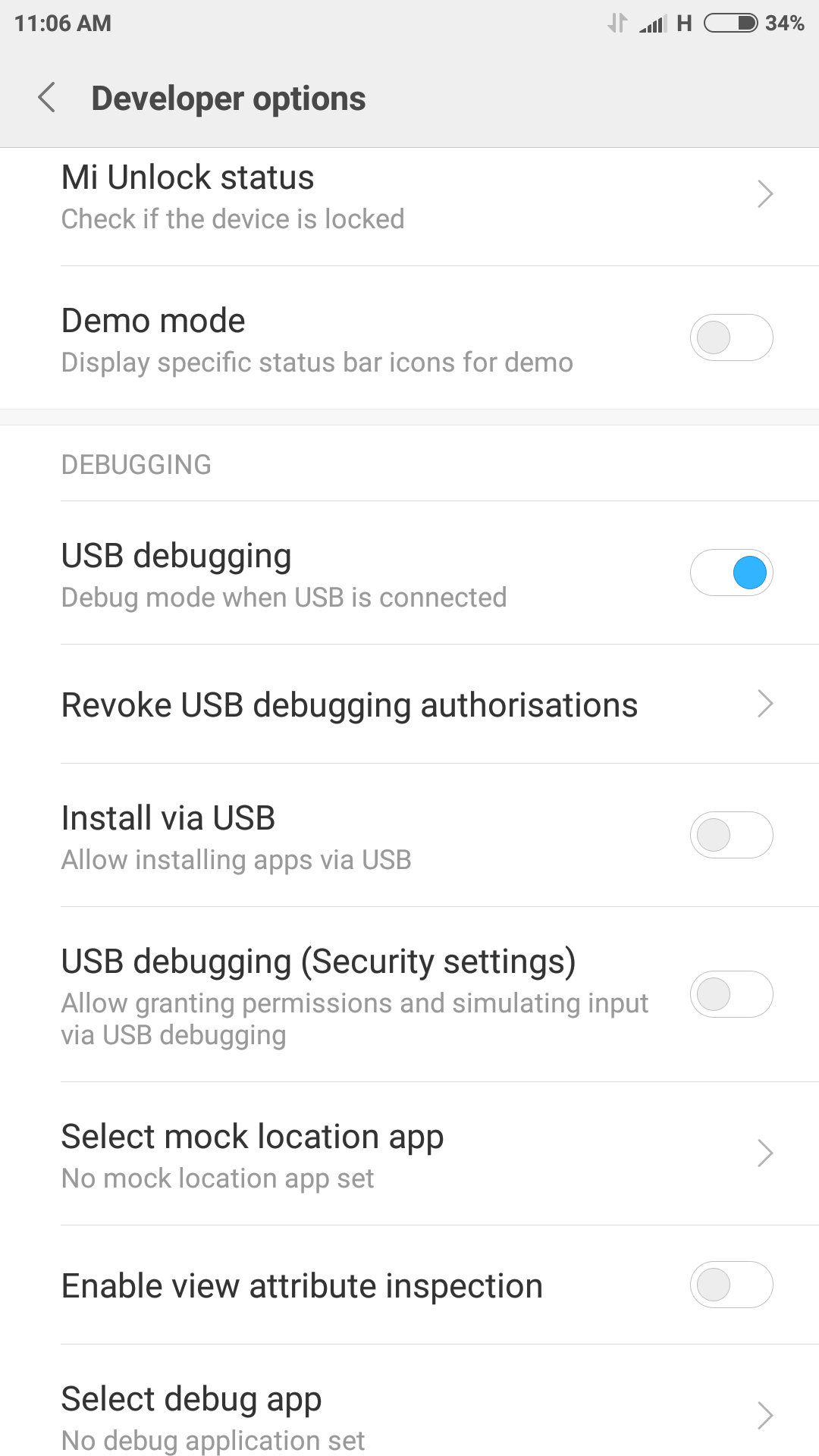 モバイルの開発者向けオプションでUSBデバッグを有効にする| Windows 10にADB(Android Debug Bridge)をインストールする