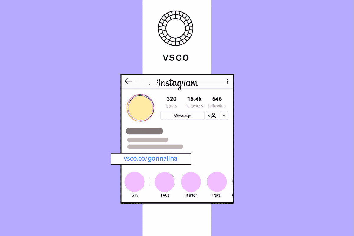 Cum să puneți linkul VSCO în bio Instagram