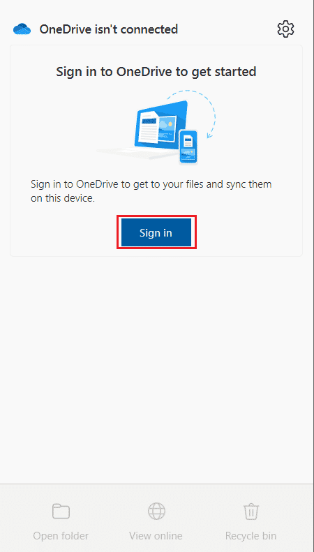 se connecter à onedrive