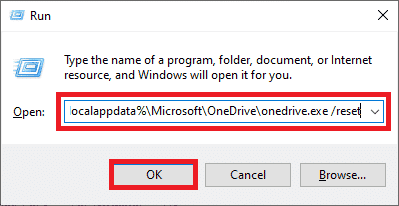 Réinitialiser l'application OneDrive