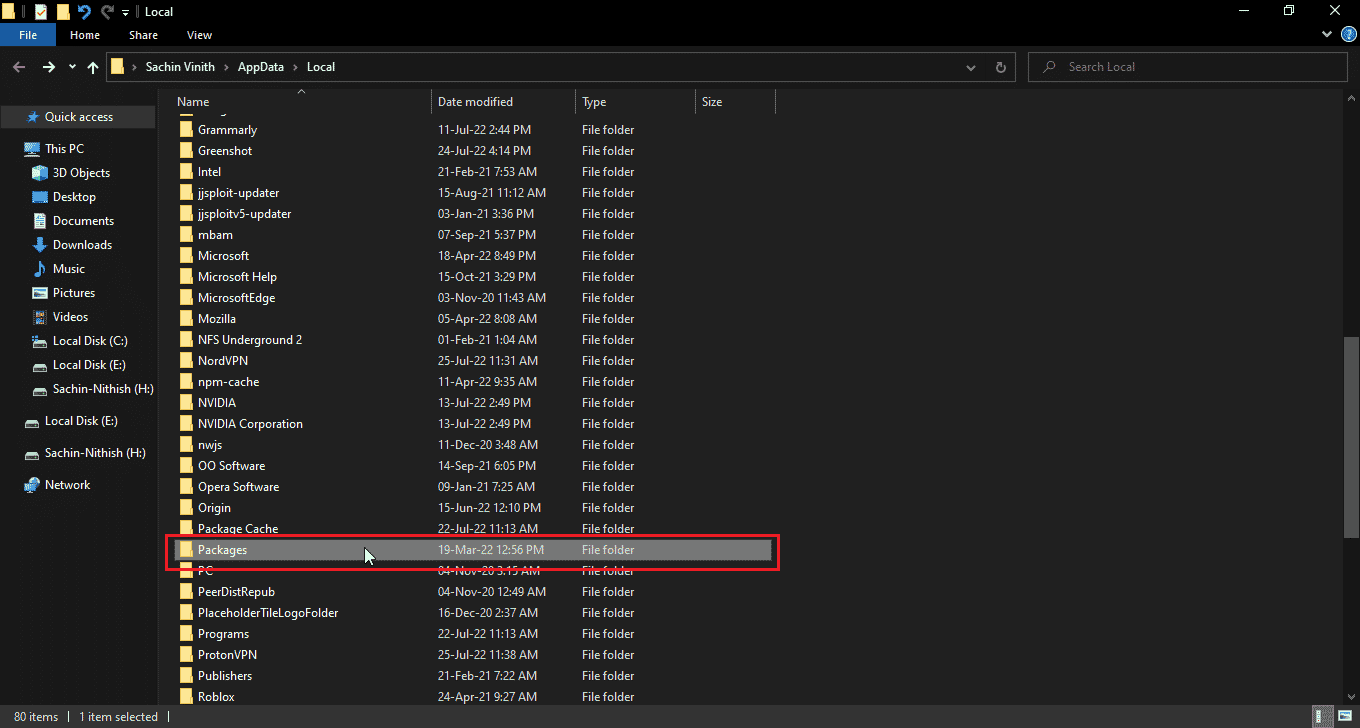 fare doppio clic sui pacchetti. Correggi il codice di errore 0x80d0000a in Windows 10