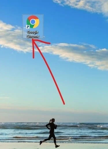 デスクトップにGoogleChromeのショートカットを作成します