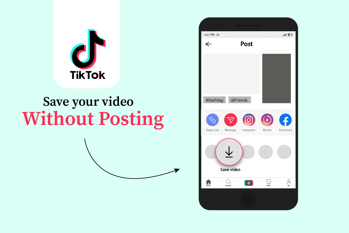 Come salvare il tuo video su TikTok senza pubblicare