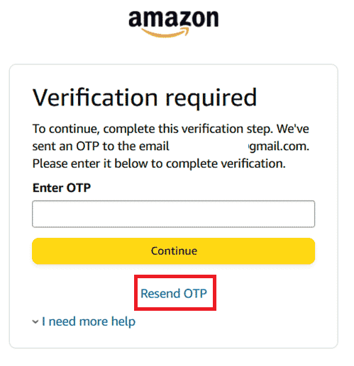 Повторно отправить одноразовый пароль Amazon | Что произойдет, если вы забудете пароль от Amazon? | сбросить аккаунт амазон