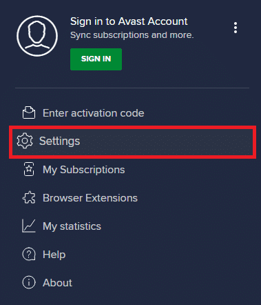 설정을 선택합니다. Visual Studio 액세스가 거부된 프로그램을 시작할 수 없는 문제 수정