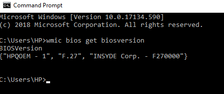 PCBIOSバージョンが画面に表示されます