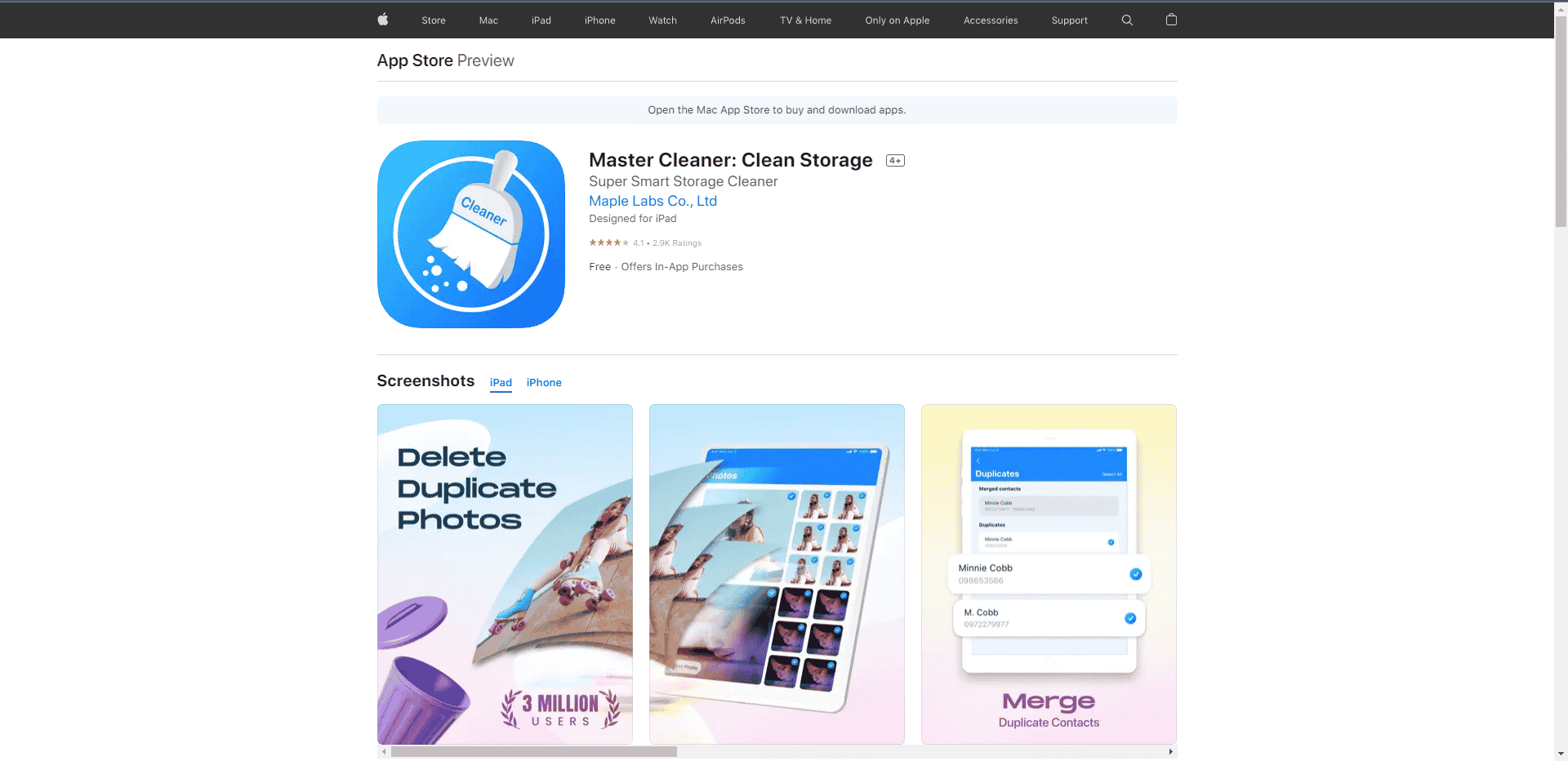 クリーナー マスター スーパー クリーナー iOS アプリ ストアの Web ページ。 AndroidおよびiOS向けの最高の電話冷却アプリ
