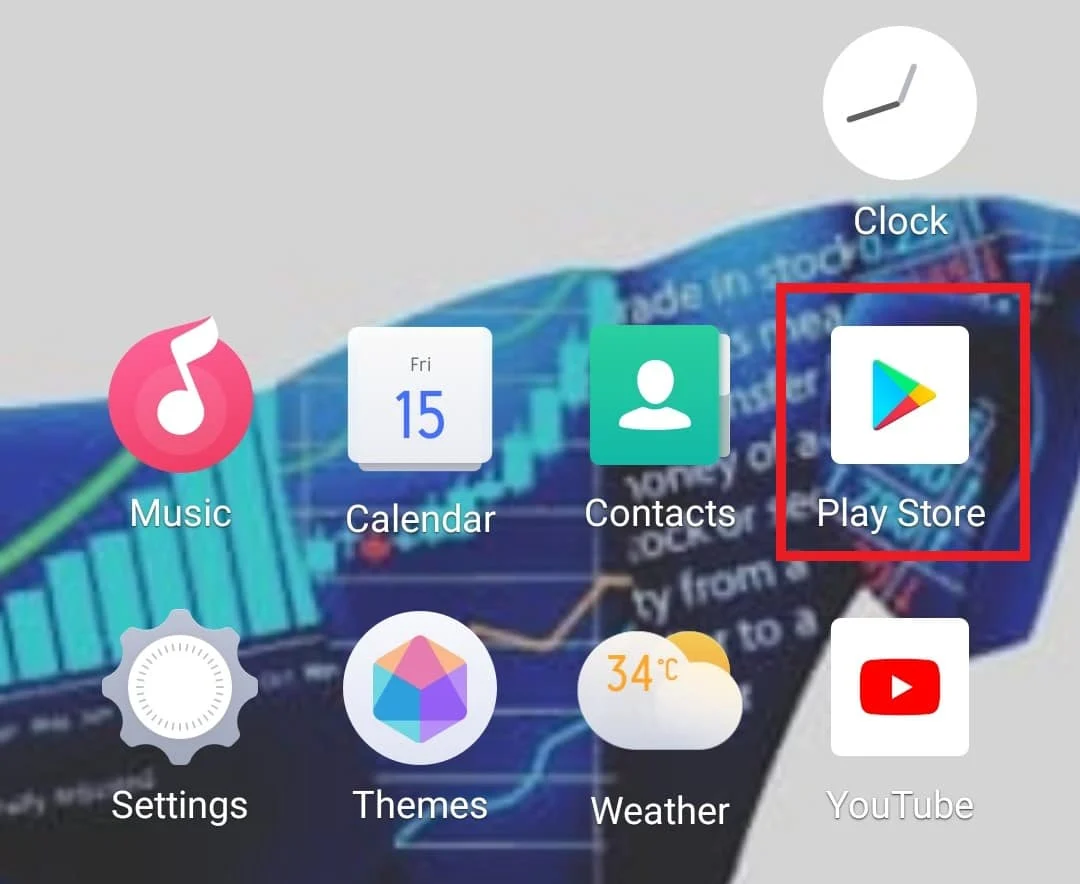 Play ストアを開き、Sling TV をダウンロードします