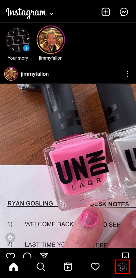 プロフィール アイコンをタップ |電話からInstagramアカウントを削除する方法