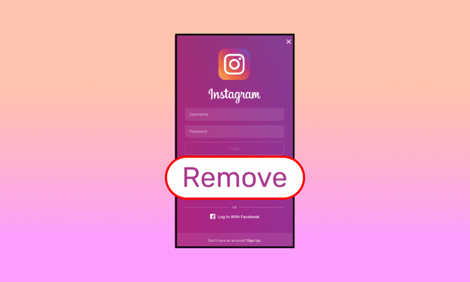 Come rimuovere il tuo account Instagram dal telefono