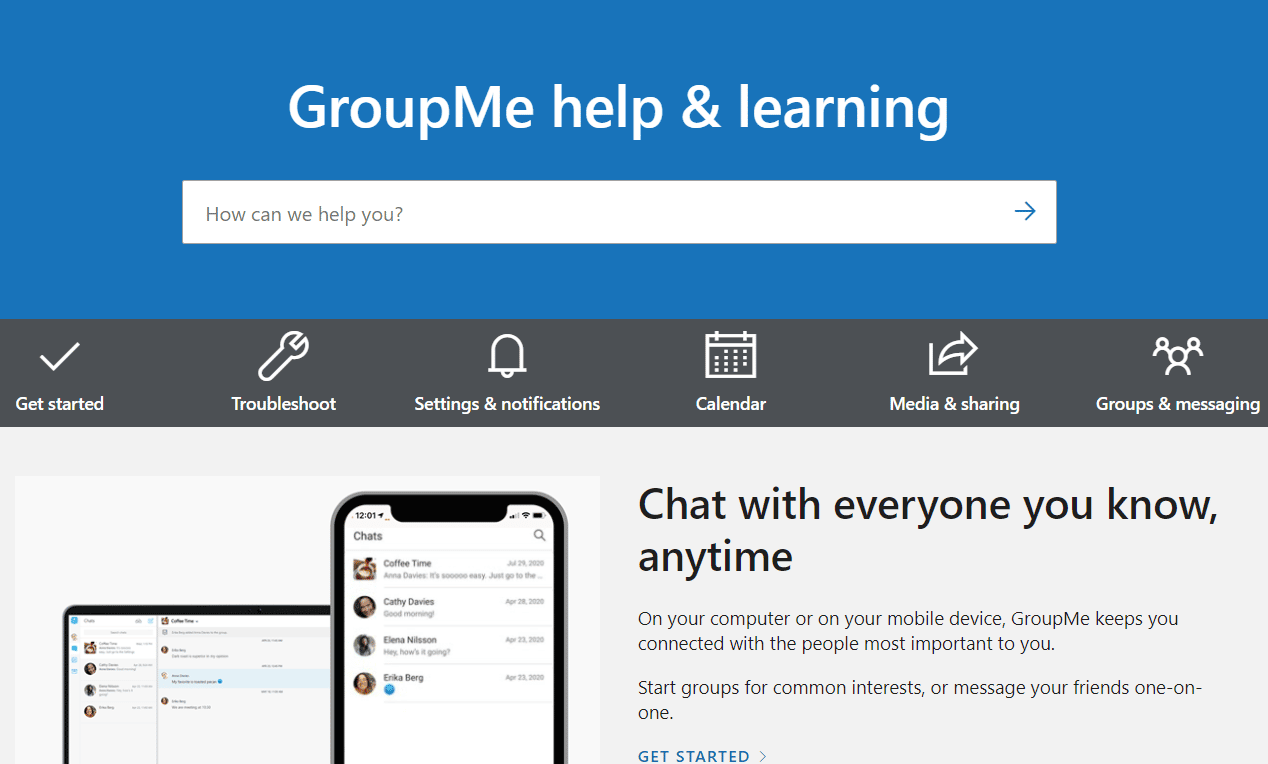 Strona pomocy i nauki GroupMe | Dlaczego GroupMe nie pozwoli Ci się zalogować? | zresetuj konto GroupMe