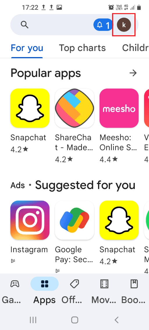 Ketuk ikon Profil. Cara Memperbaiki Kode Kesalahan Hulu 2 975