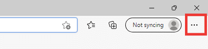 cliquez sur l'icône des 3 points. Correction du code d'erreur Netflix NSES-404