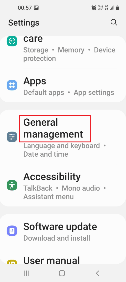 แตะที่แท็บการจัดการทั่วไป วิธีแฮ็ก Candy Crush Saga บน Android โดยไม่ต้องรูท
