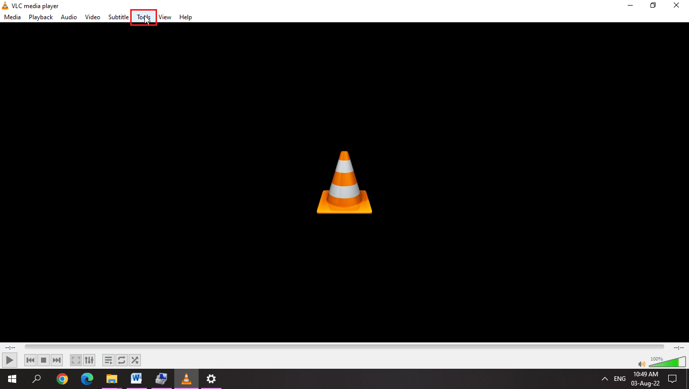 คลิกที่เครื่องมือ แก้ไขปุ่มลัดและทางลัด VLC ไม่ทำงาน