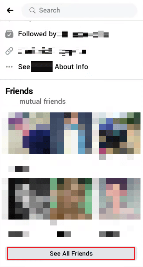 รายชื่อเพื่อน Facebook - ดูเพื่อนทั้งหมด