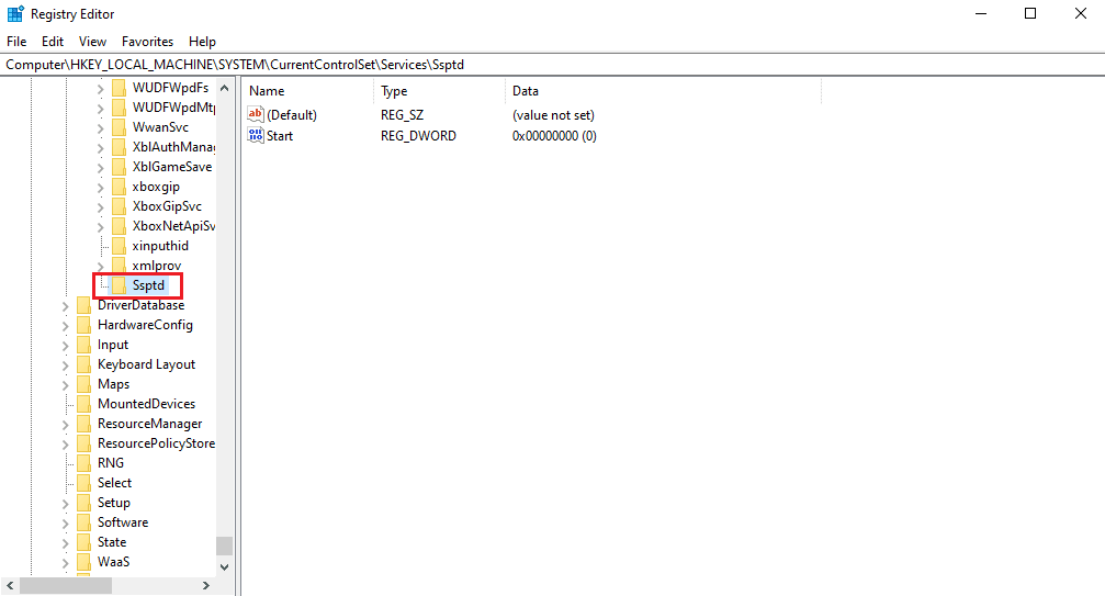 Stdp フォルダーに移動してクリックします。