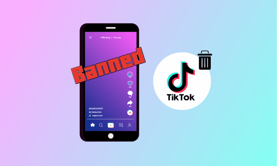 كيفية حذف حساب TikTok محظور