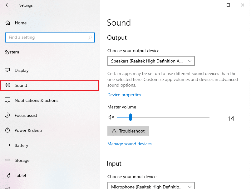 Vai alla scheda Suono. Riparare il mio jack per cuffie non funziona in Windows 10