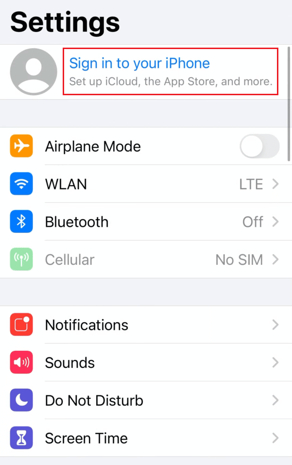Ketuk Masuk ke iPhone Anda dari atas