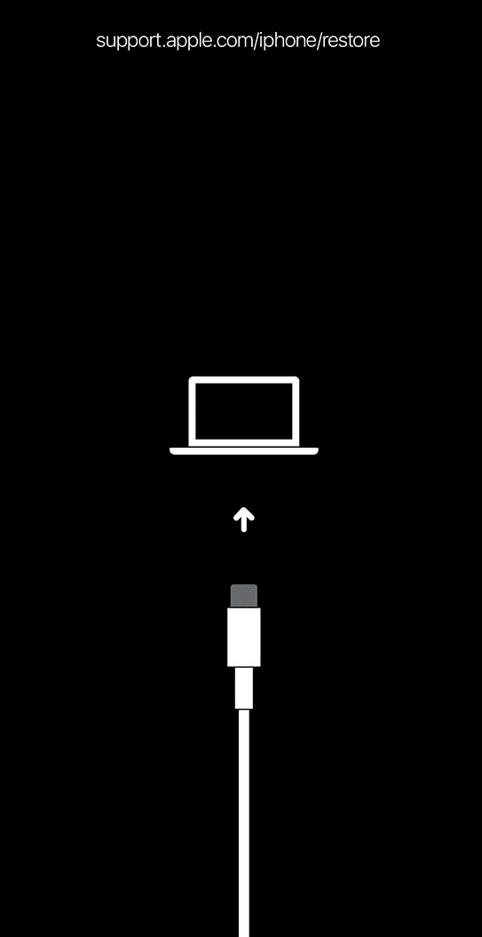Layar Pemulihan iPhone