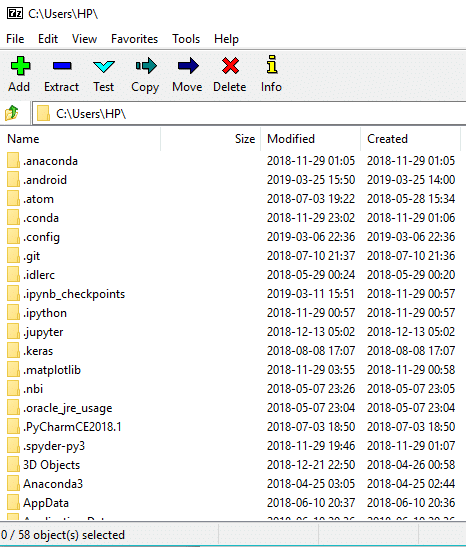 作成した7-zipショートカットを開きます| Windows10でTARファイルを開く方法