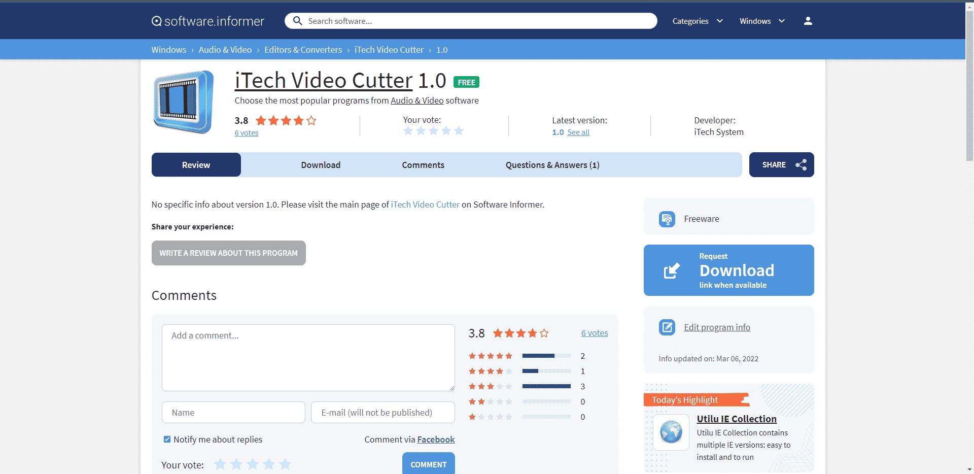 เว็บไซต์อย่างเป็นทางการของเครื่องตัดวิดีโอ iTech สุดยอดแอพตัดวิดีโอฟรี