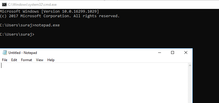 コマンドプロンプトからメモ帳を開くには、コマンド|を入力します。 Windows 10のメモ帳はどこにありますか?