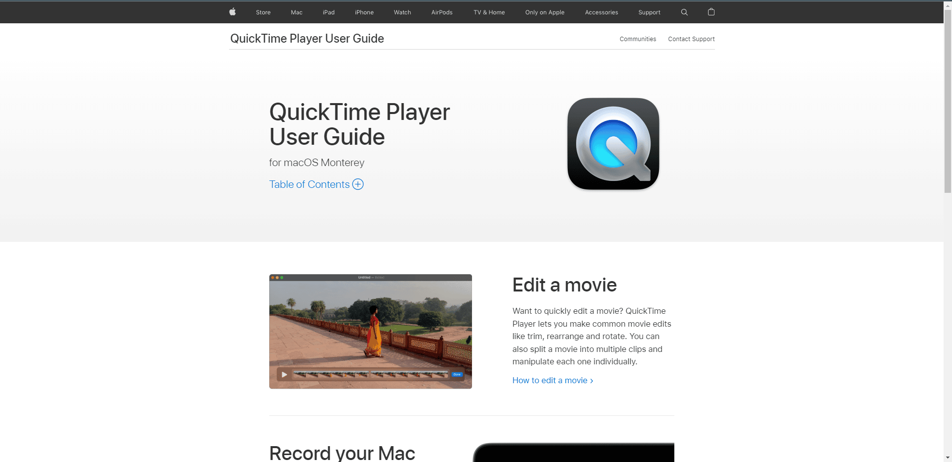 Oficjalna strona QuickTime