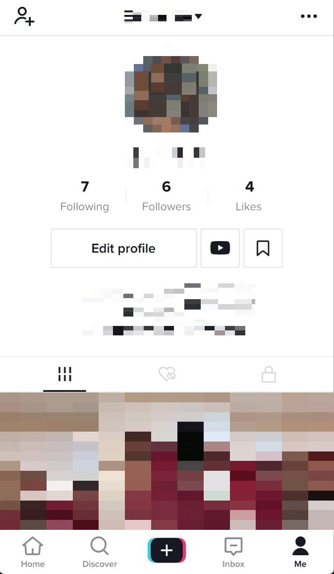 คุณจะเห็นหน้าโปรไฟล์ของโปรไฟล์ TikTok นั้น | วิธีค้นหาคนใน TikTok โดยไม่ต้องใช้บัญชี | หาใครสักคนโดยใช้ชื่อผู้ใช้บน TikTok