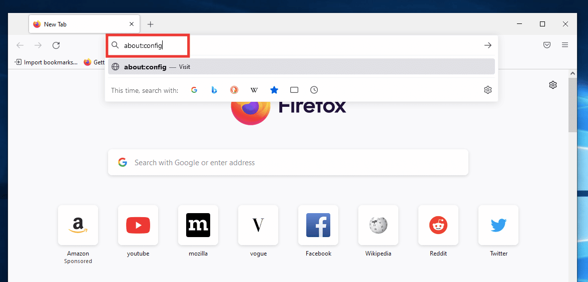 введите about config в адресную строку firefox. Почему Firefox не работает